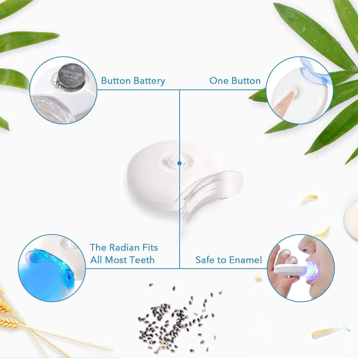 Teeth Whitening Kit - 5X LED L - Teeth Whitening Levels 评论和价格