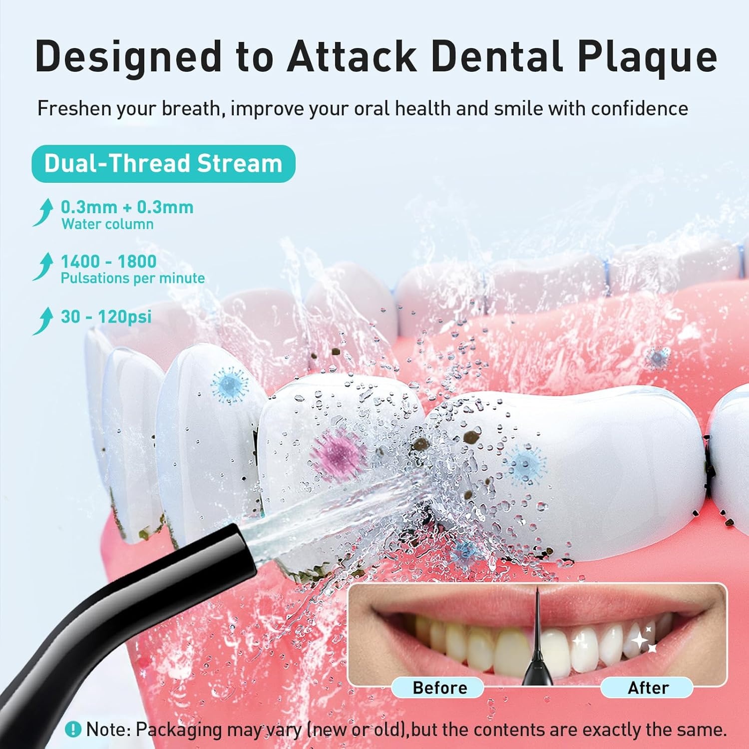 Water Dental Flosser C20F5020E - Water Flosser Cordless 评论和价格