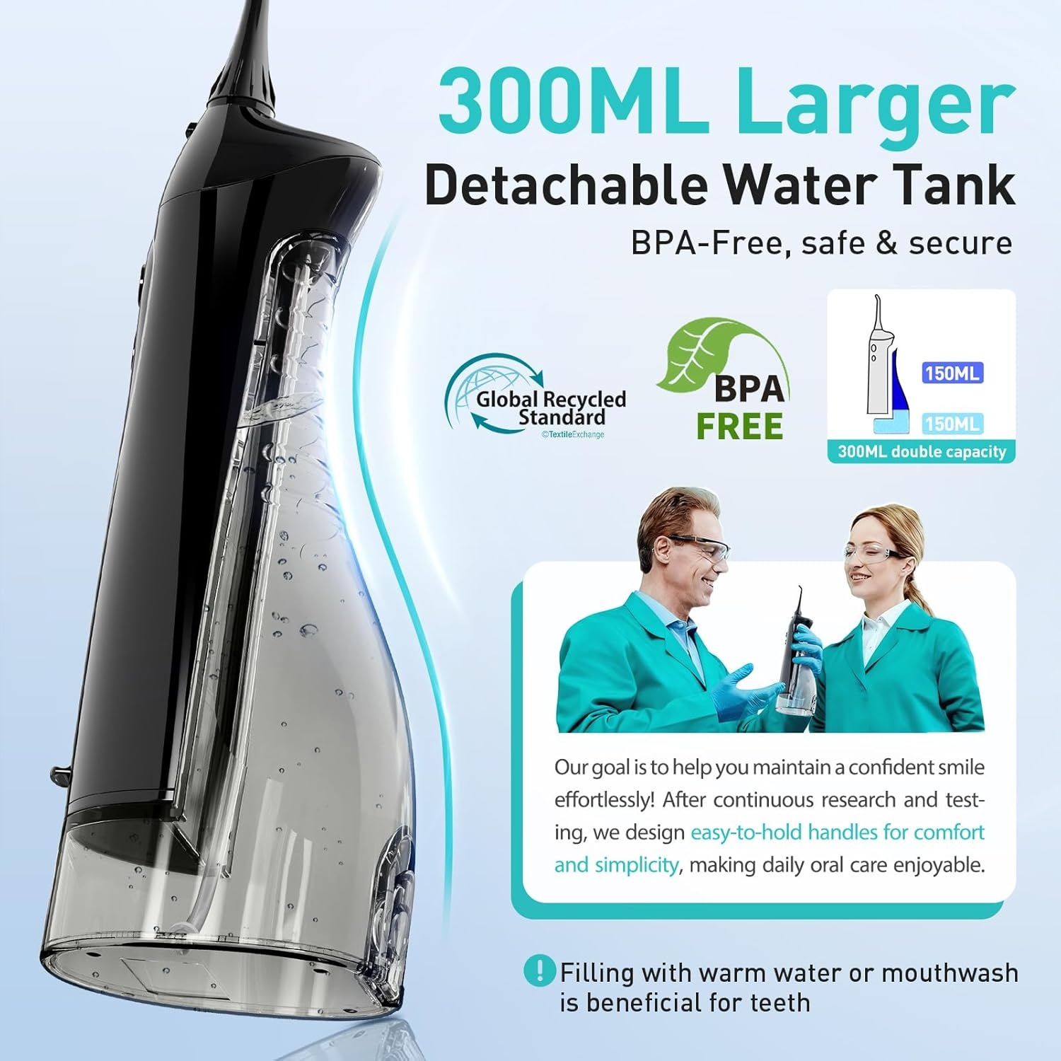 Water Dental Flosser C20F5020E - Water Flosser Cordless 评论和价格