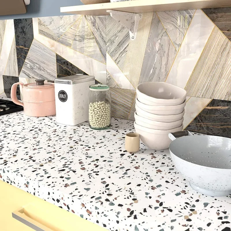 Terrazzo Contact Paper White W - Whitening Strip 3D 评论和价格