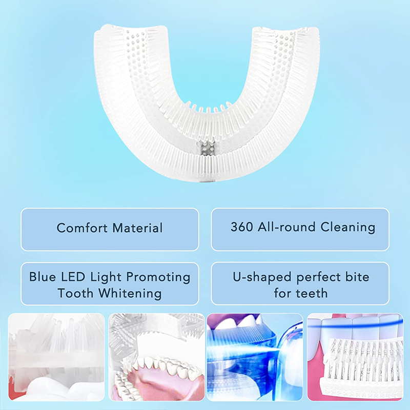 U-Shaped Rechargeable Light Qu - Teeth Whitening Levels 评论和价格
