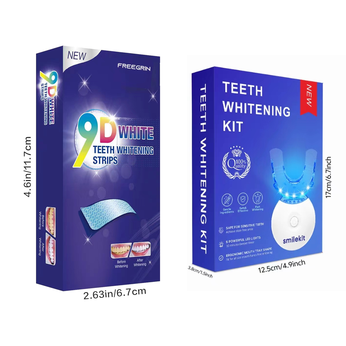 Teeth Whitening Kit - 5X LED L - Teeth Whitening Levels 评论和价格