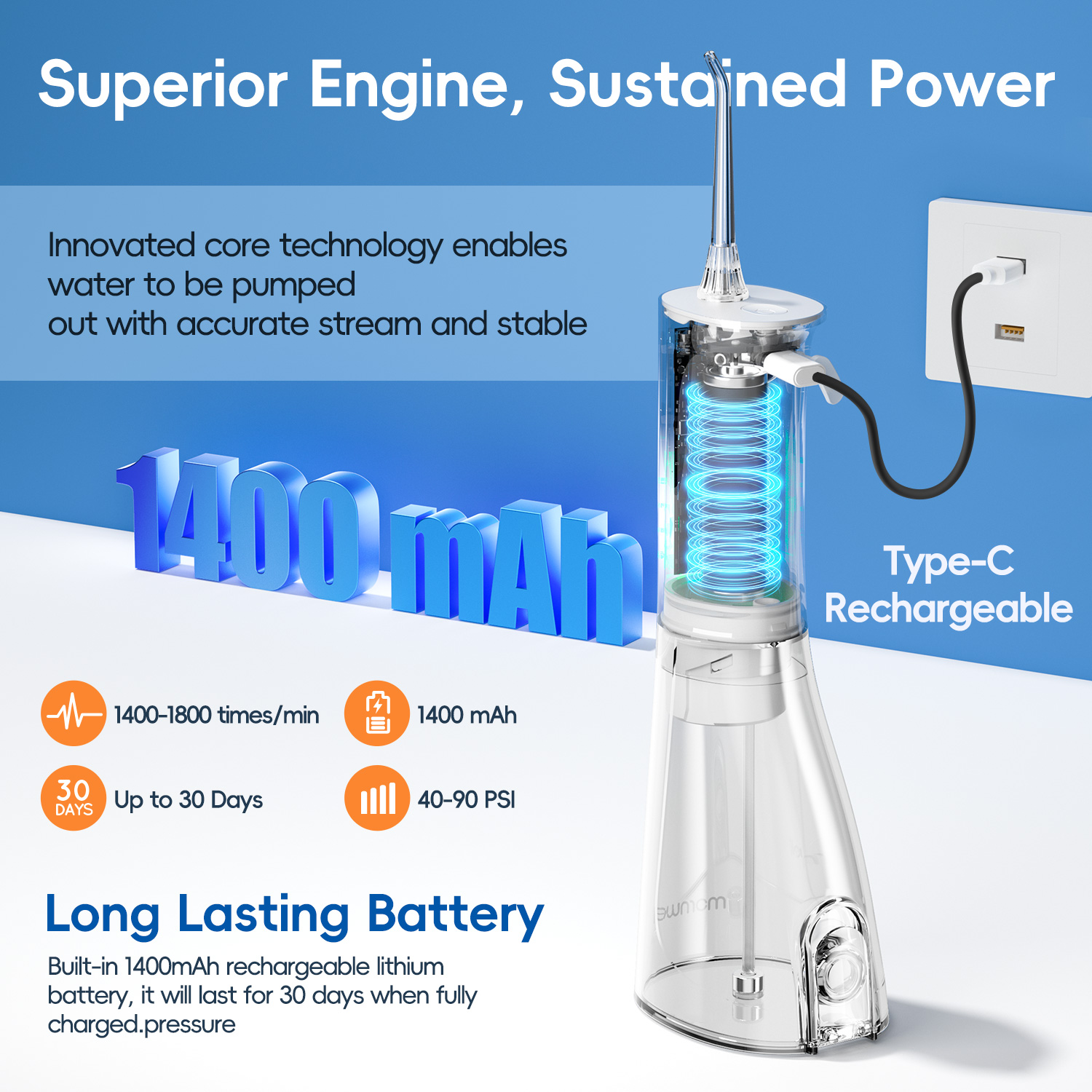 New Water Floss F29/D52 Portab - Water Flosser Cordless 评论和价格