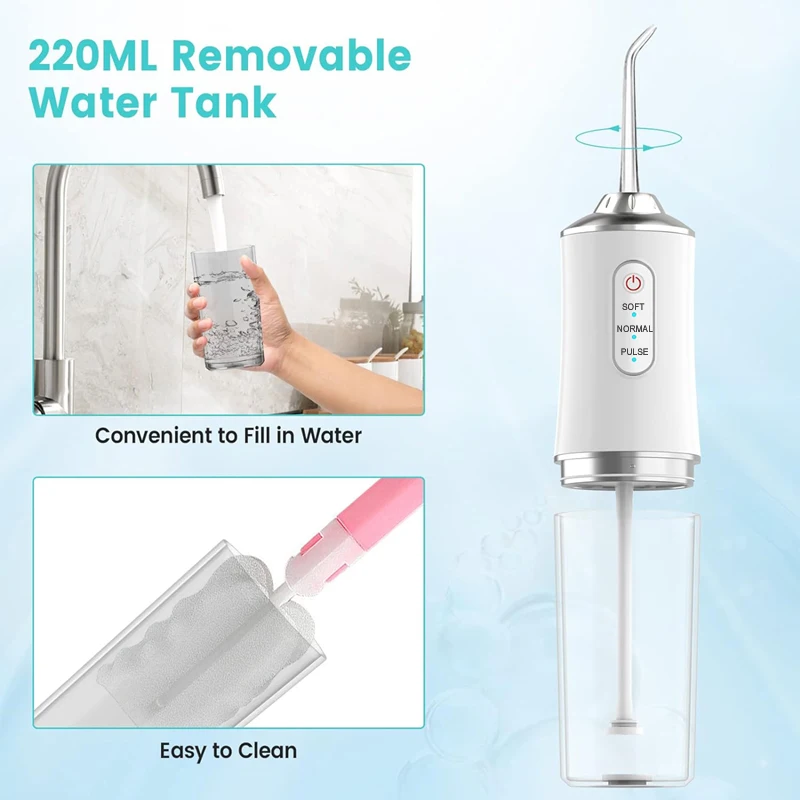 Portable Dental Water Flosser  - Water Flosser Cordless 评论和价格