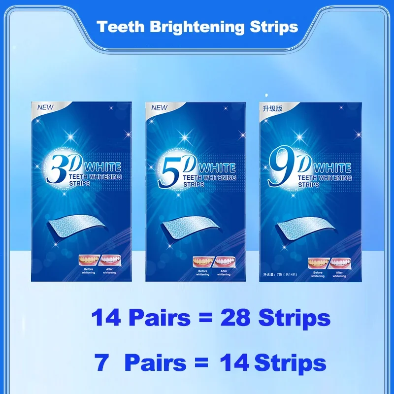 3D/5D/9D Teeth Whitening Strip - Whitening Strip 3D 评论和价格