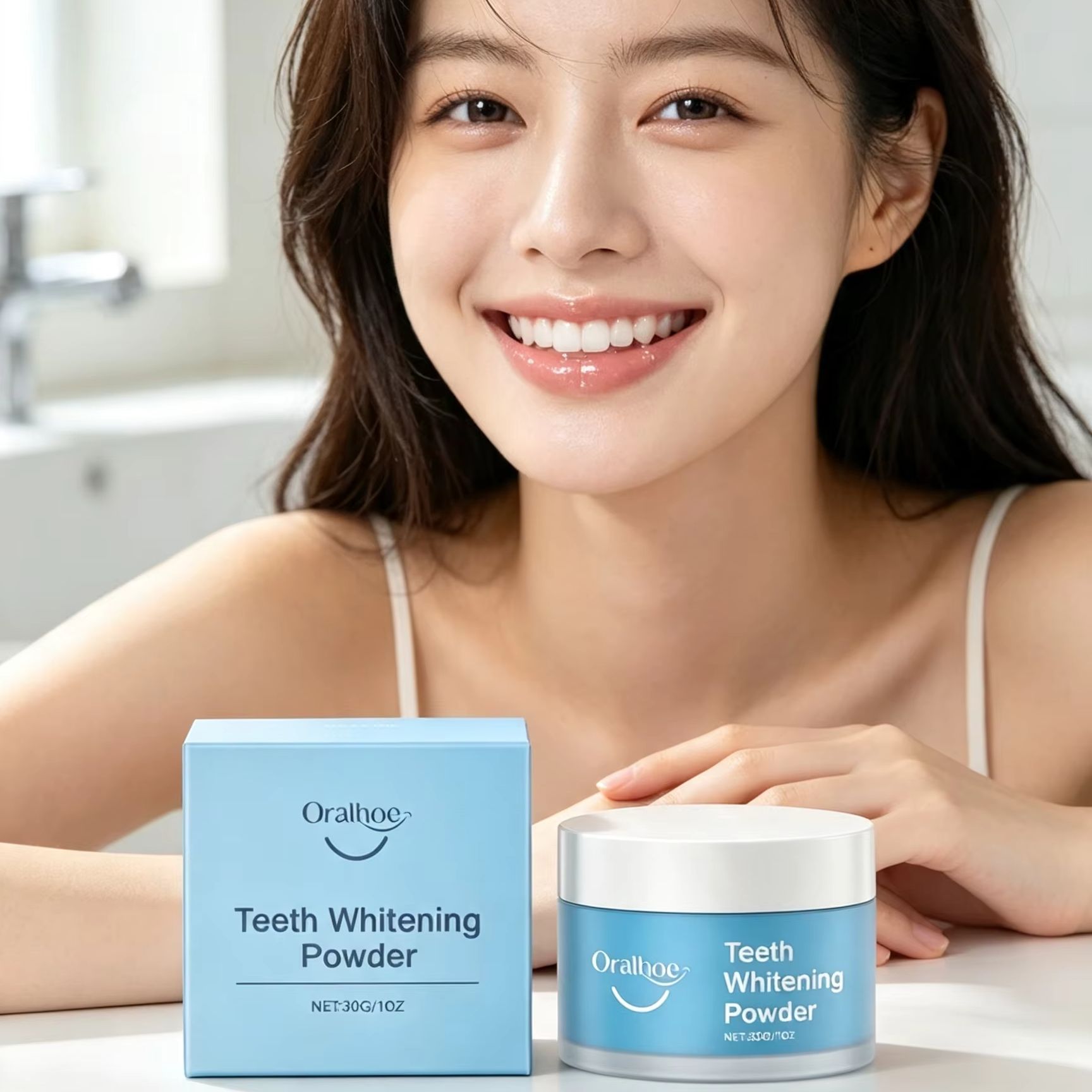 Oralhoe Tooth Powder for Brush - Teeth Whitening Levels 评论和价格