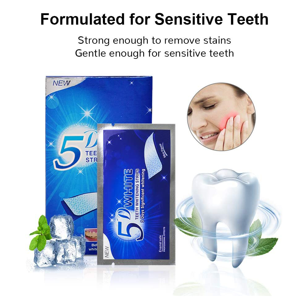 5D White Teeth Whitening Strip - Teeth Whitening Levels 评论和价格