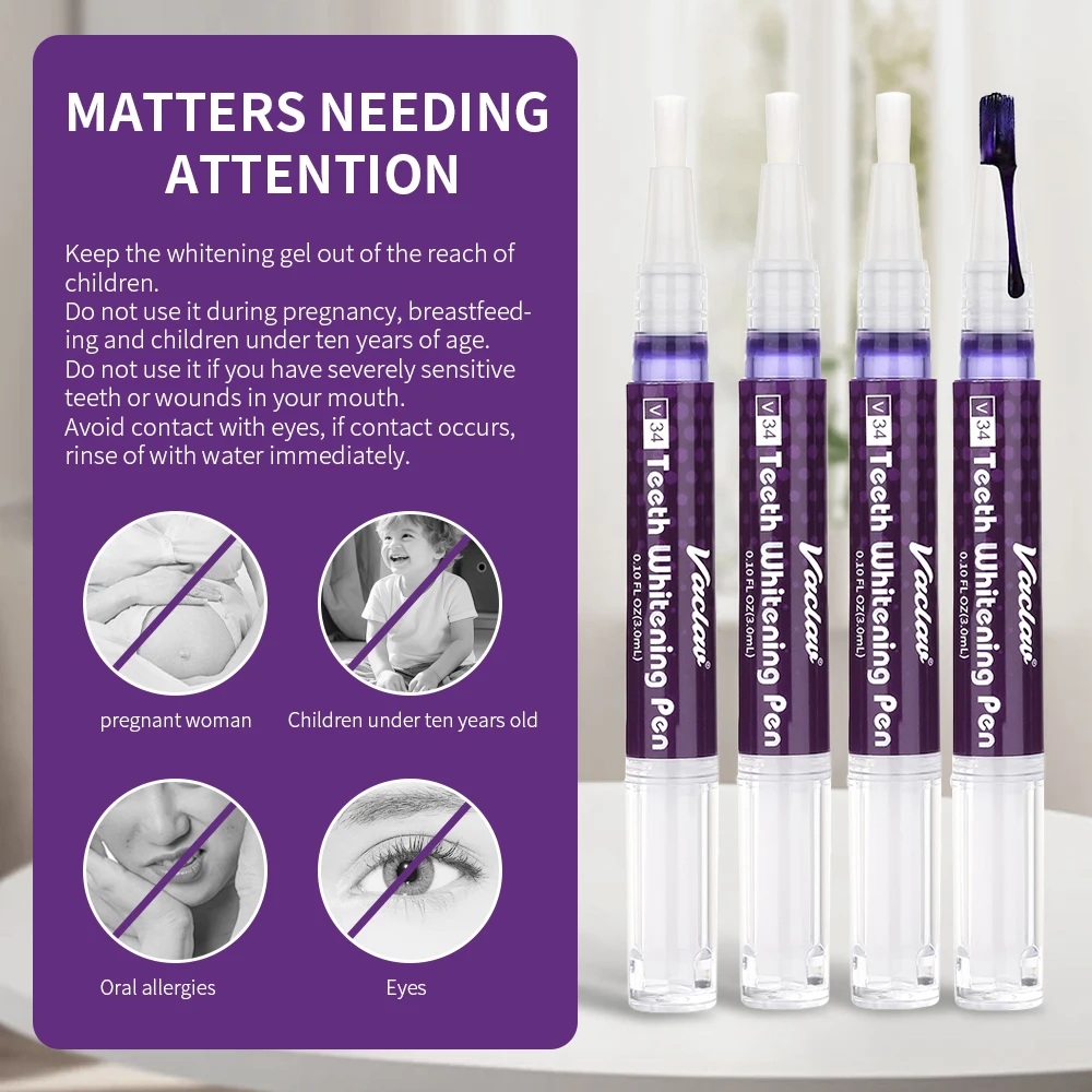 Vaclav V34 Purple teeth whiten - Teeth Whitening Levels 评论和价格