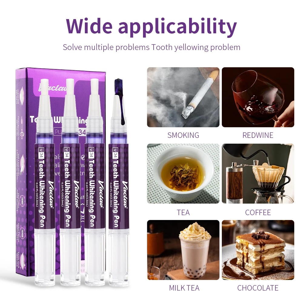 Vaclav V34 Purple teeth whiten - Teeth Whitening Levels 评论和价格