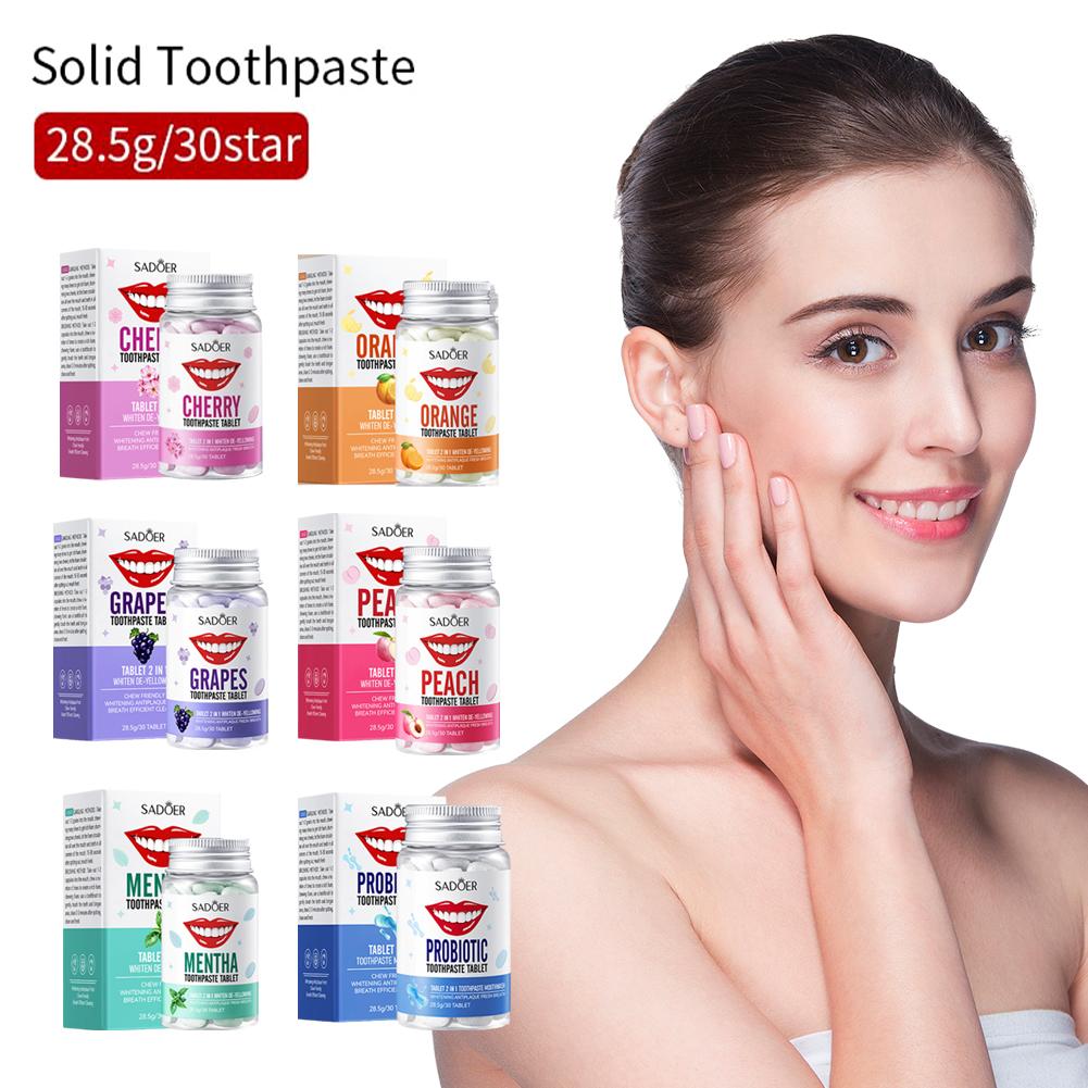 Mint Solid Toothpaste Tablets  - Teeth Whitening Levels 评论和价格